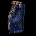 Borsa in velluto ricamata