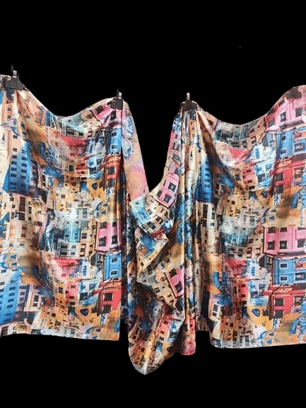 Foulard seta double face palazzi