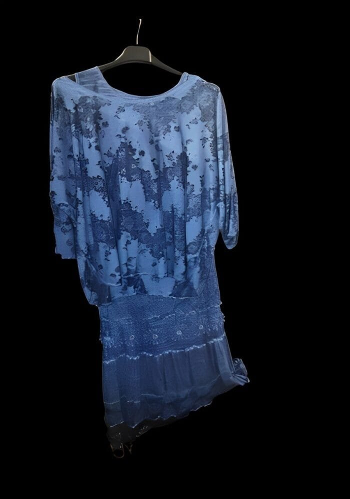 Completo dettagli in pizzo in puro cotone